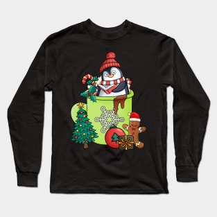 Cute and Lovely Animals with Christmas Vibes Long Sleeve T-Shirt